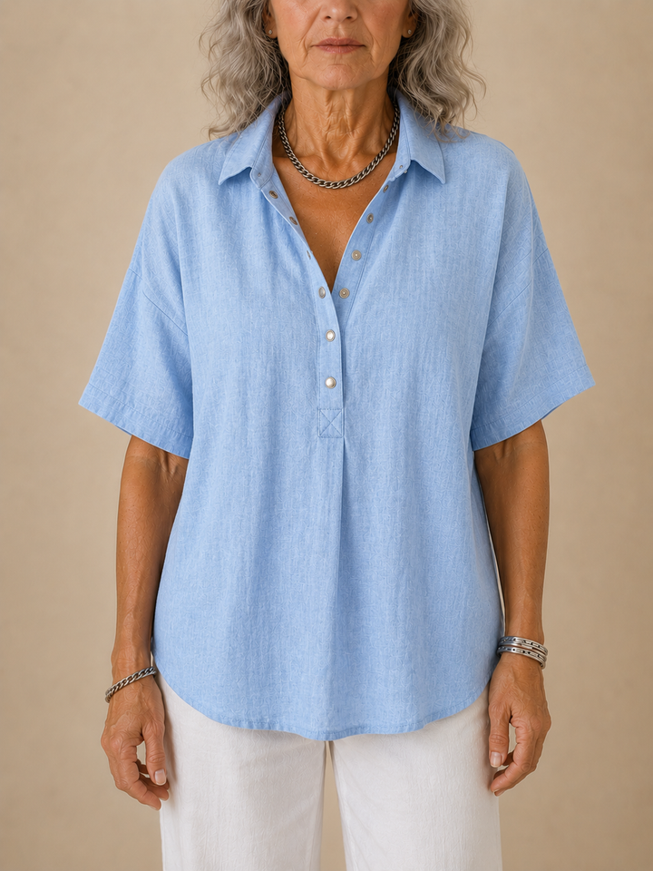 QUINLEY | CASUAL BUTTON-UP COLLAR SHIRT