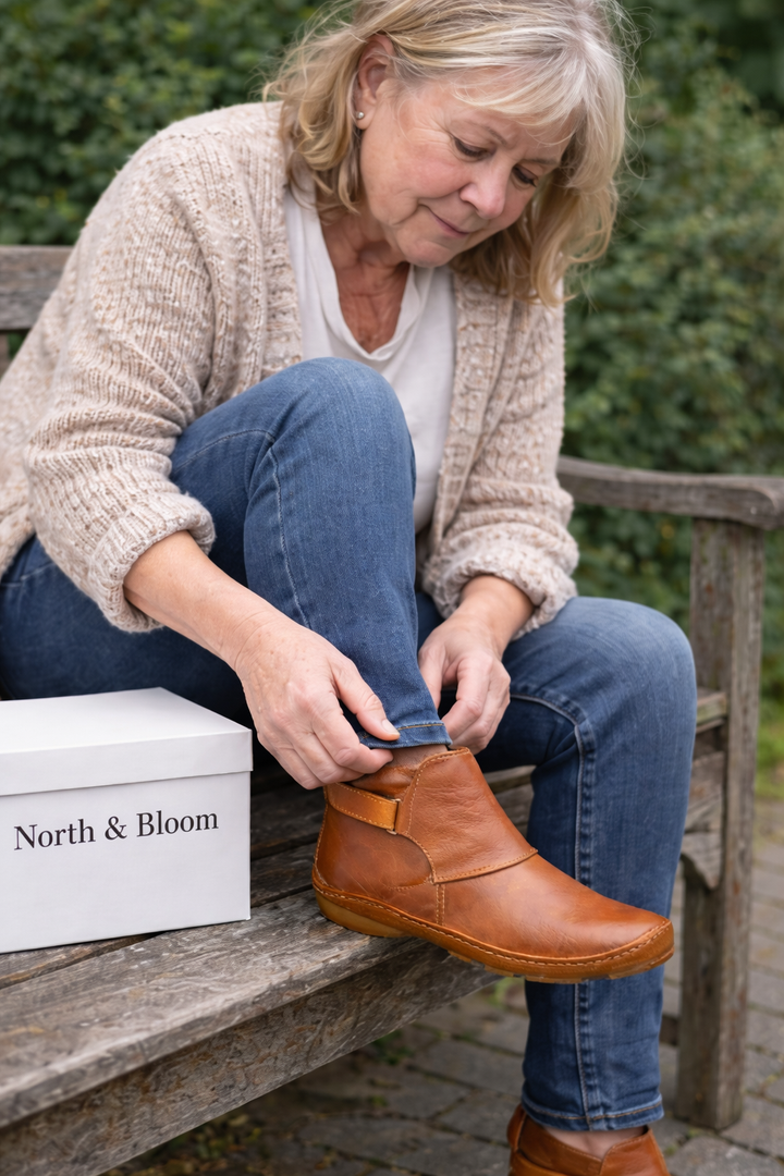 NELA | Leather Orthopedic Boots