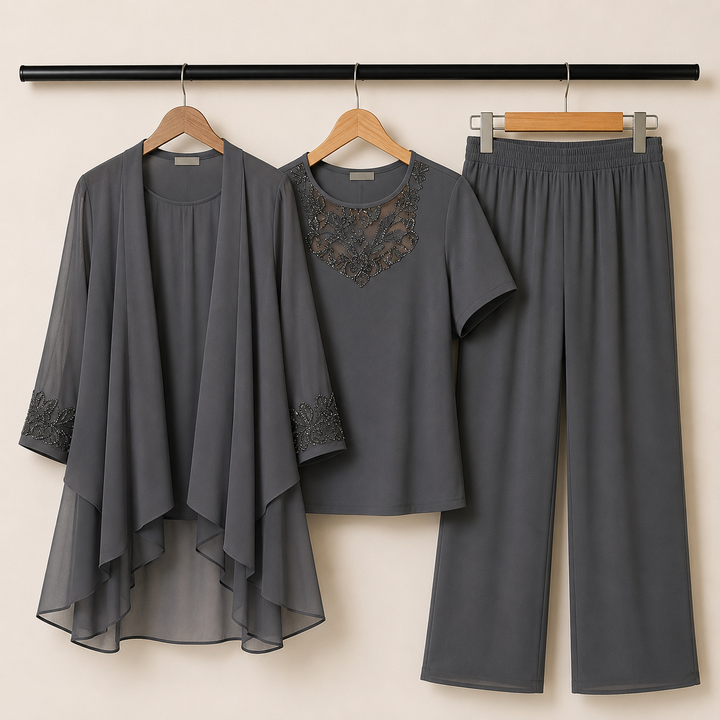 Alisha Three-Piece Set | Effortless Elegance for Every Occasion