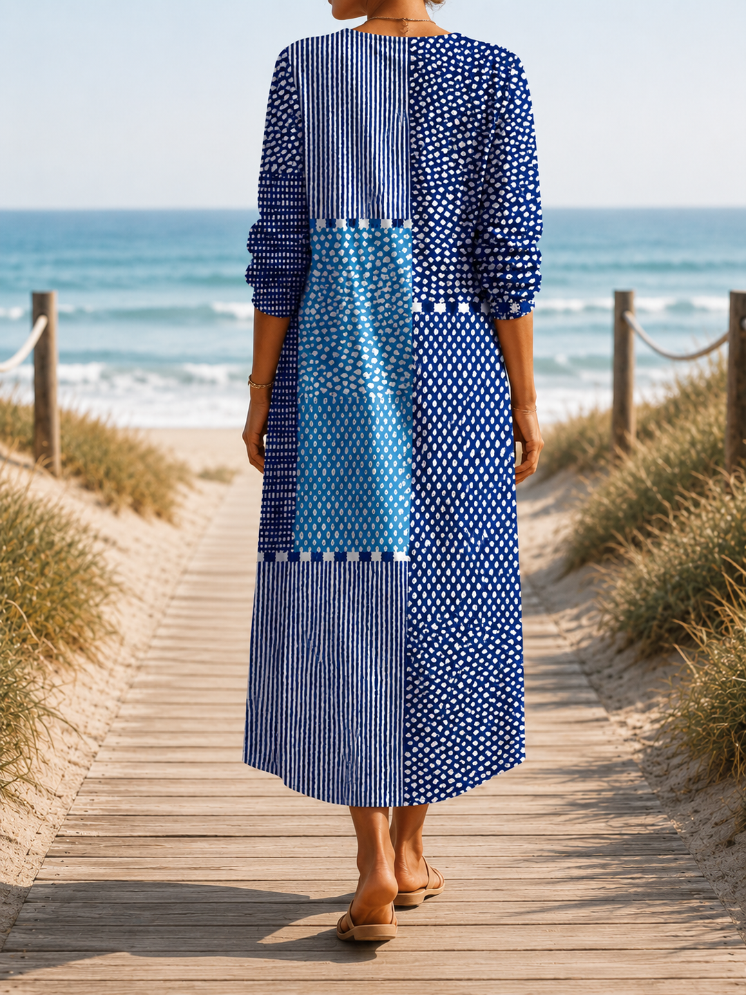 Ava™ - Retro Linen Dress