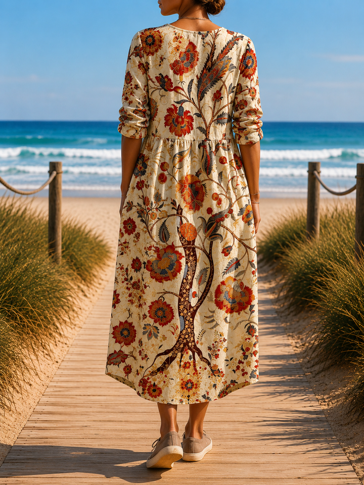 Kendra™ - Bohemian Floral Dress
