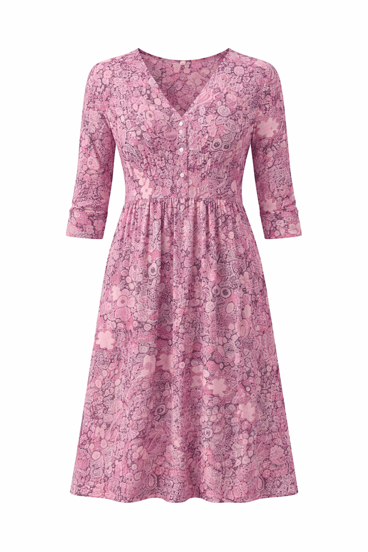 Elena | Flattering Everyday Midi Dress