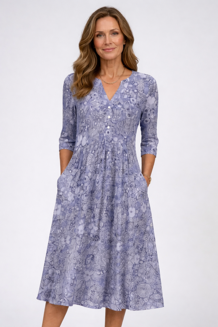 Elena | Flattering Everyday Midi Dress