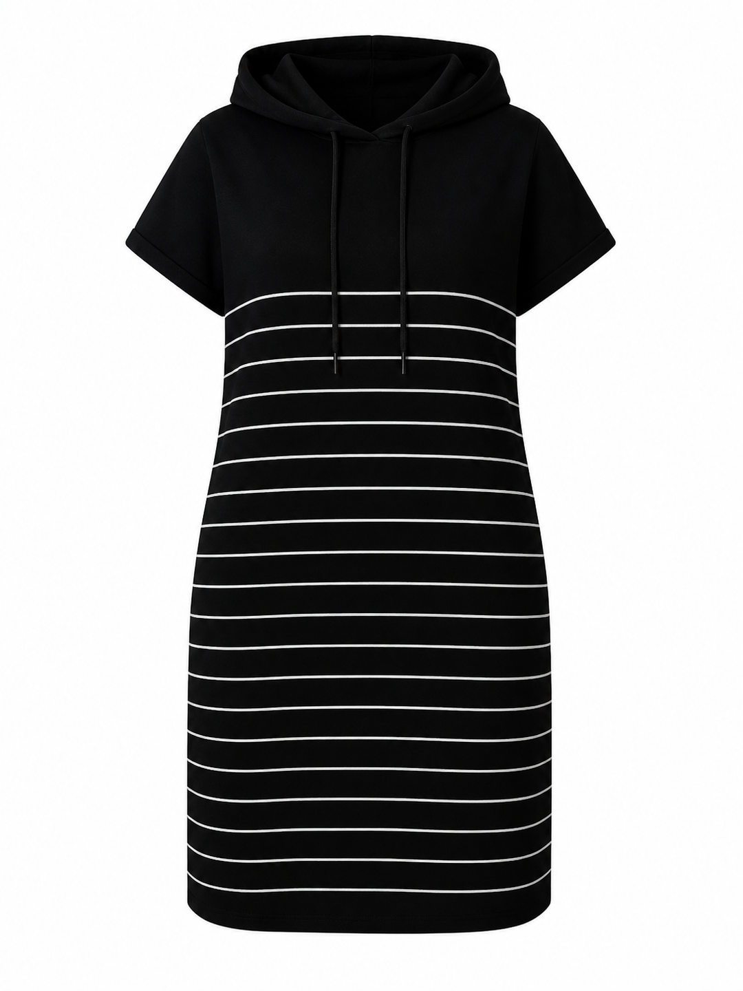 Zoe | Striped Hooded Dress