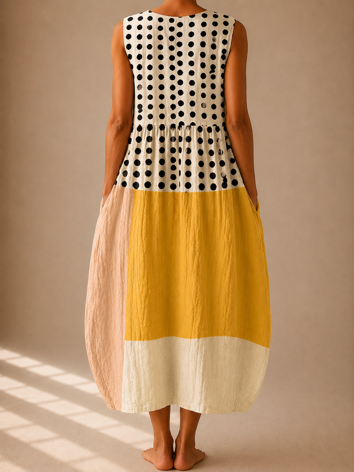 Leah™ | Sleeveless Linen Dress