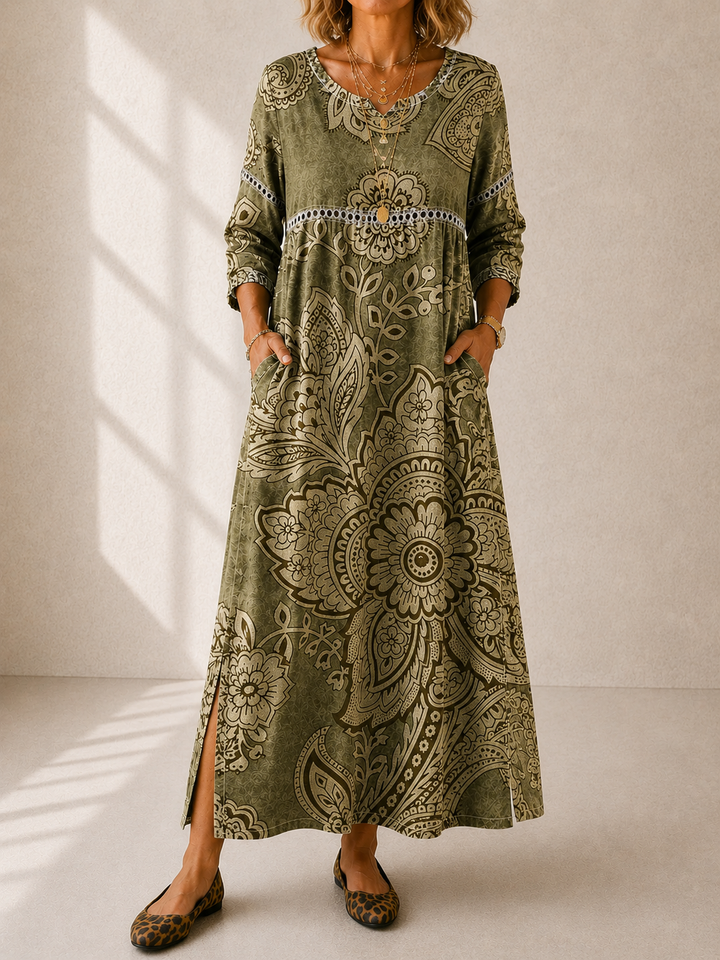 ALEXIA | ELEGANT PRINT DRESS