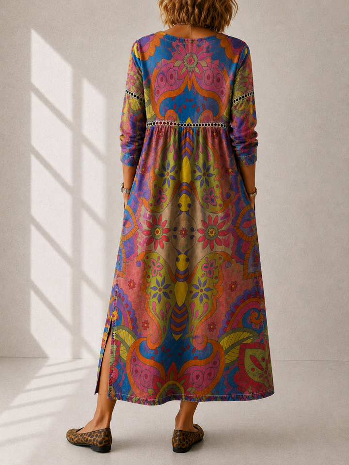 BELLA | ELEGANT PRINT DRESS