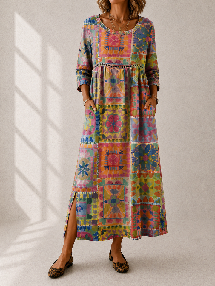 PILAR | ELEGANT PRINT DRESS