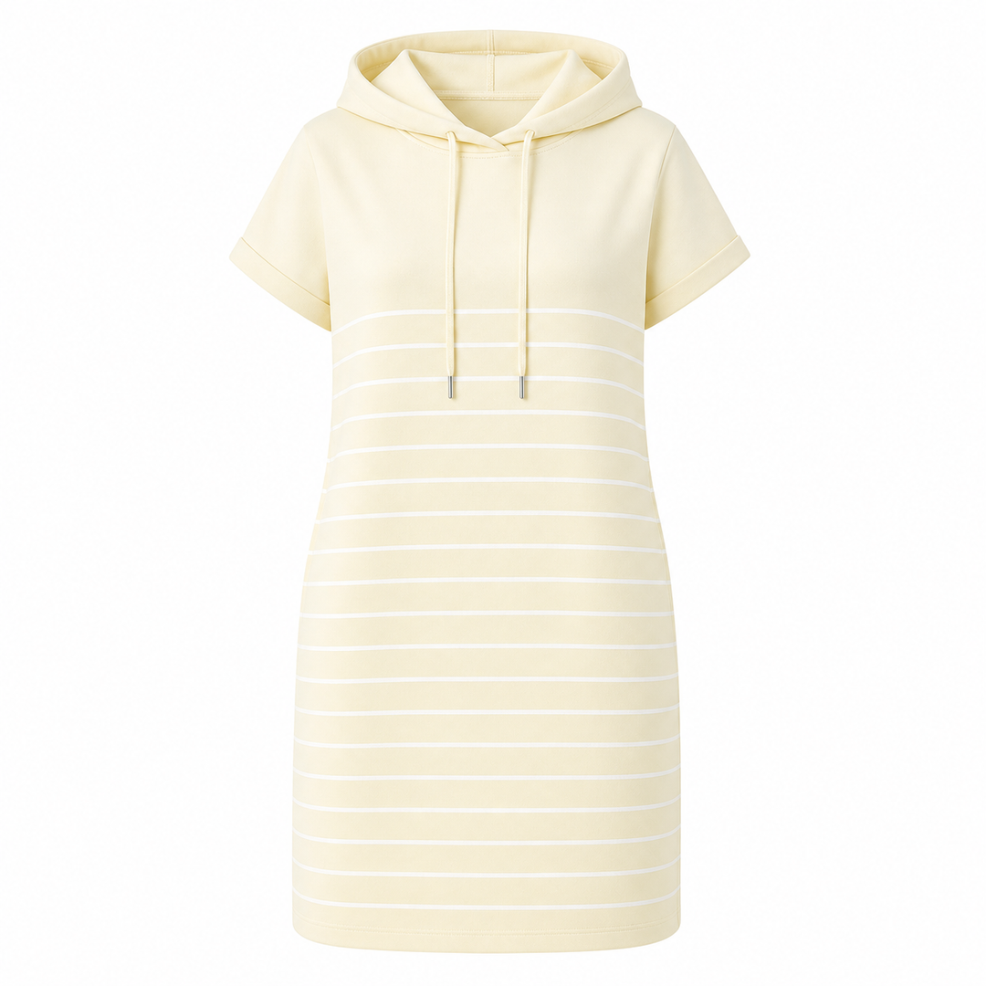 Zoe | Striped Hooded Dress