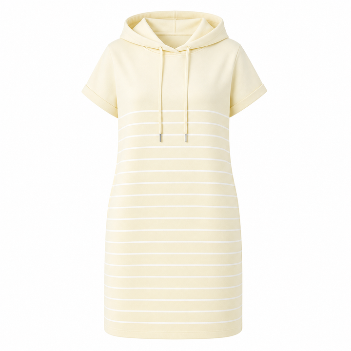 Zoe | Striped Hooded Dress