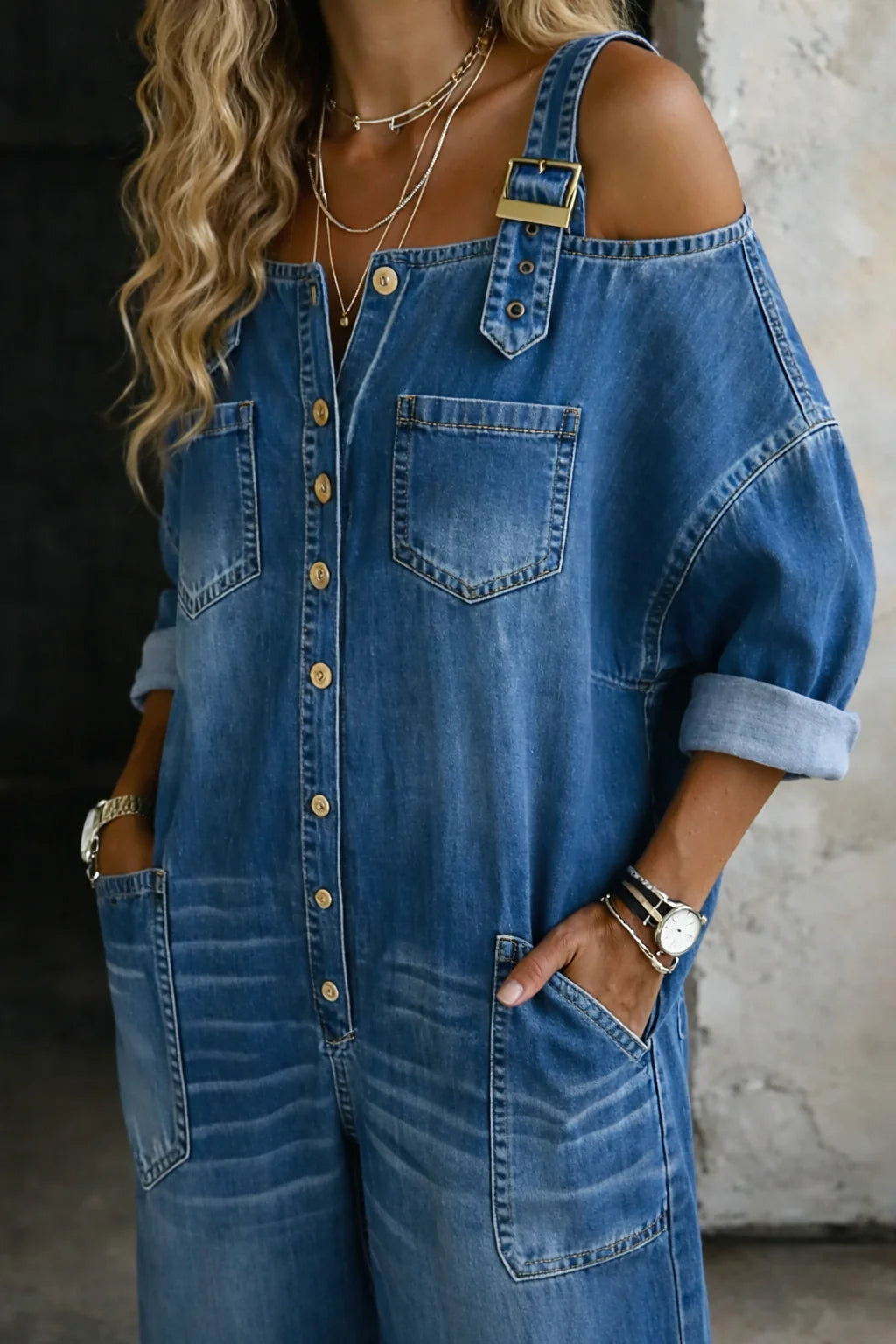 Linda | Off Shoulder Jumpsuit