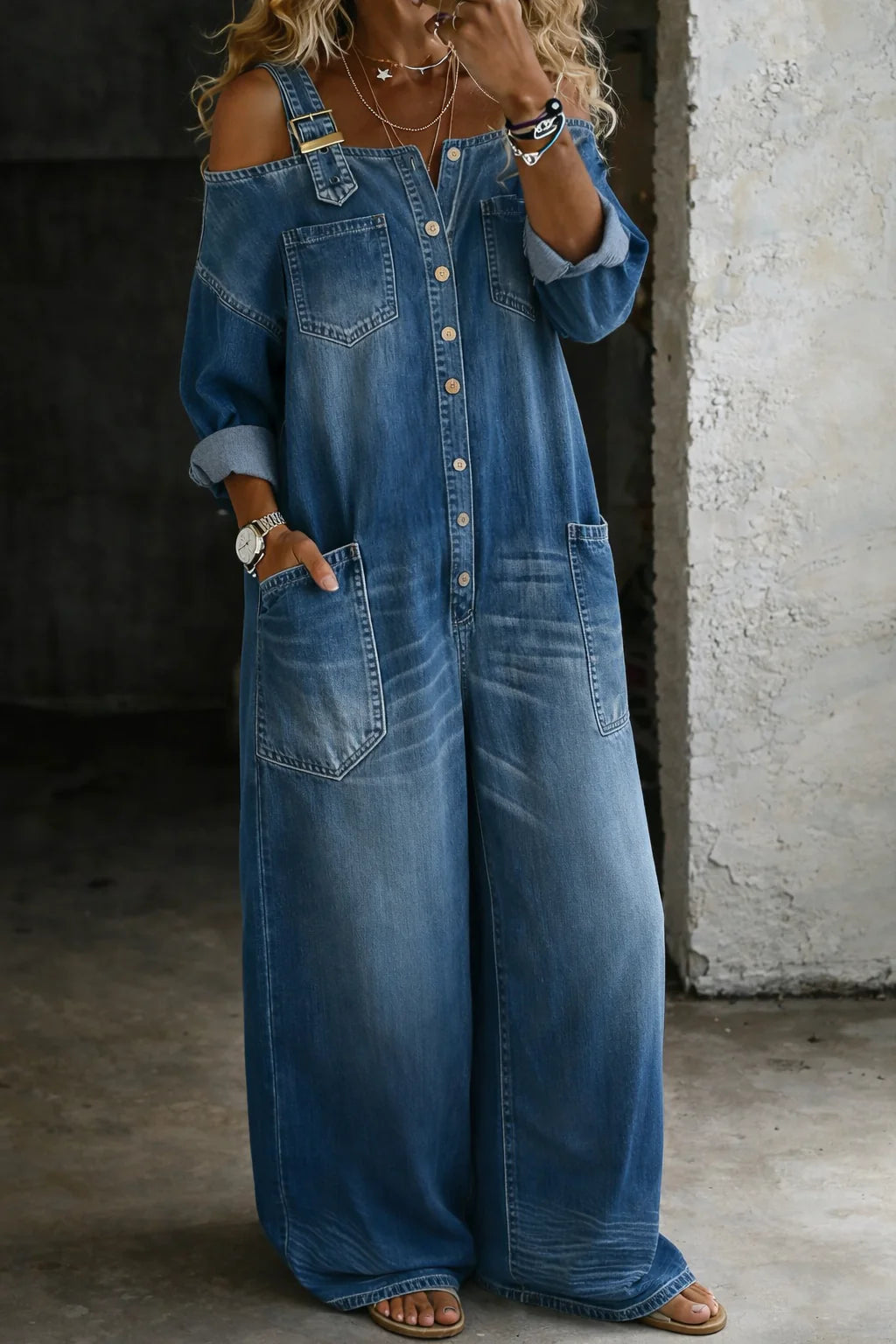 Linda | Off Shoulder Jumpsuit