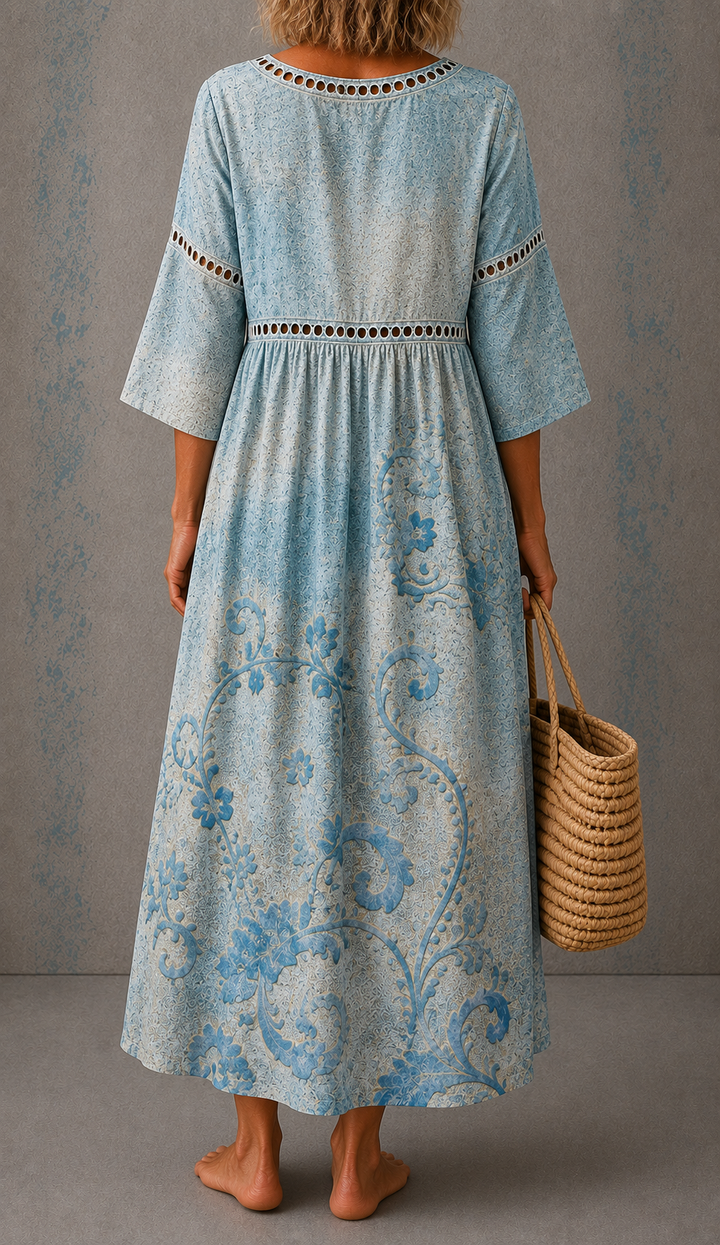 Rosalie™ | Wildflower Linen Dress