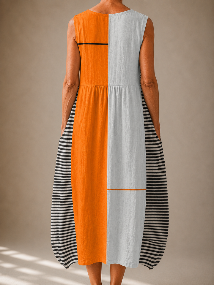 Amelia™ | Sleeveless Linen Dress