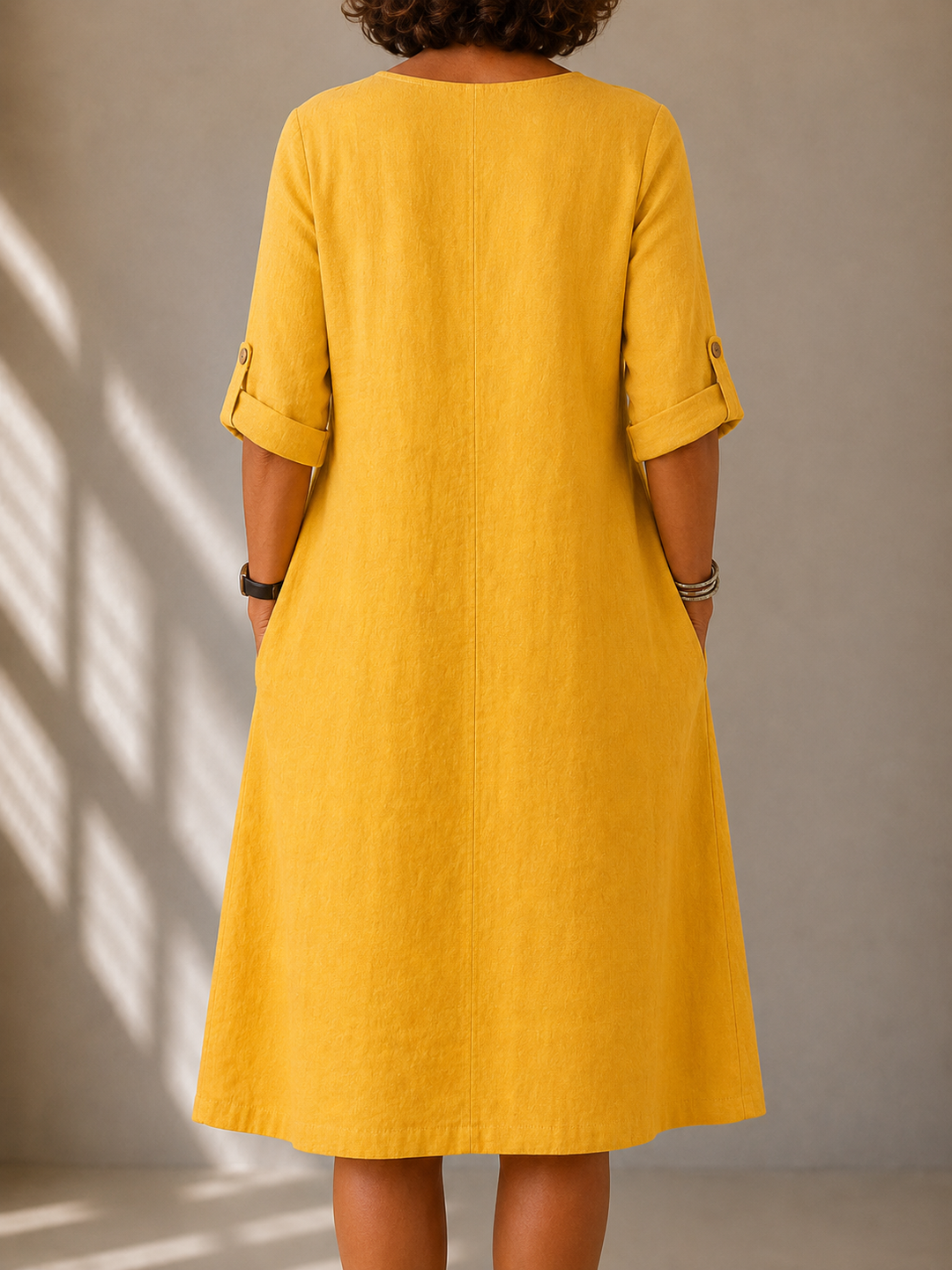 Vivian™ | Classic Linen Summer Dress