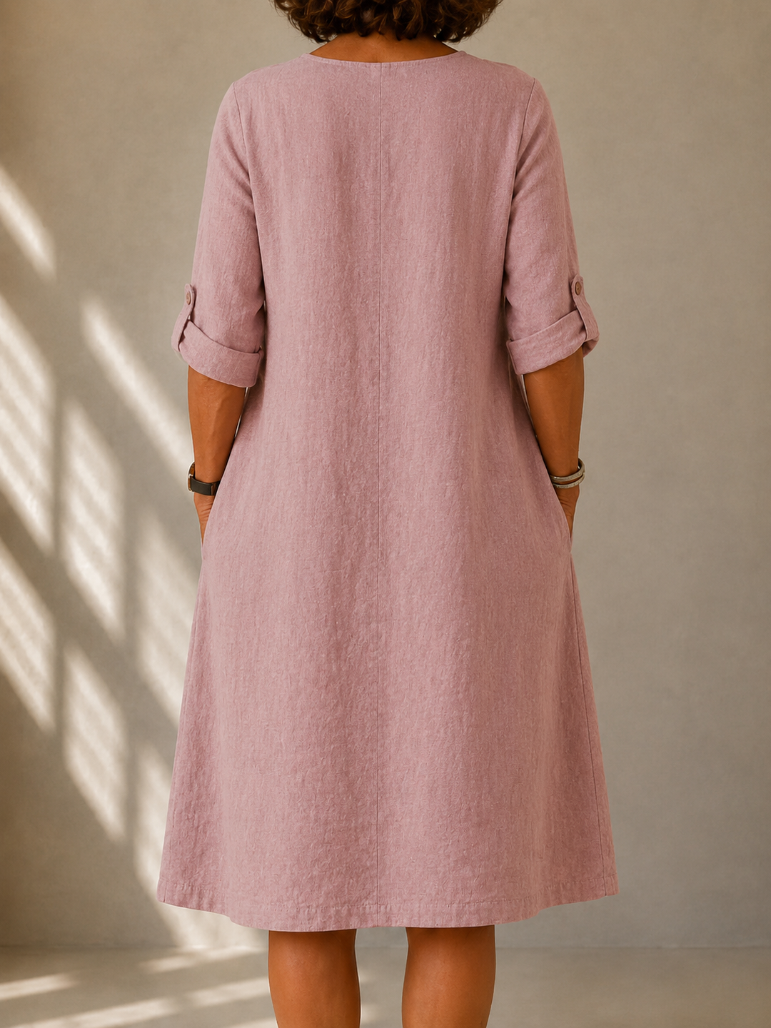 Elaine™ | Classic Linen Summer Dress