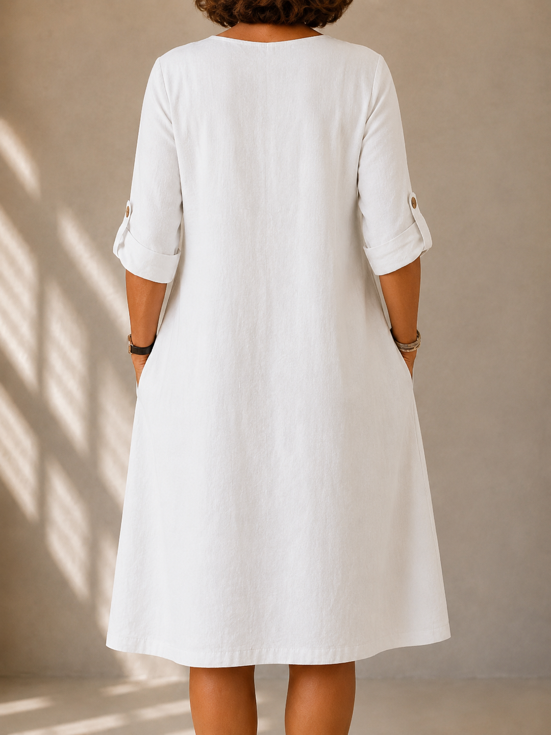 Audrey™ | Classic Linen Summer Dress