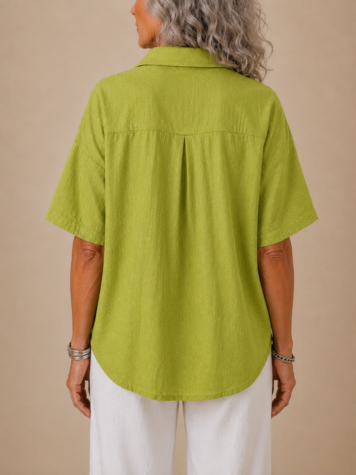 QUINLEY | CASUAL BUTTON-UP COLLAR SHIRT
