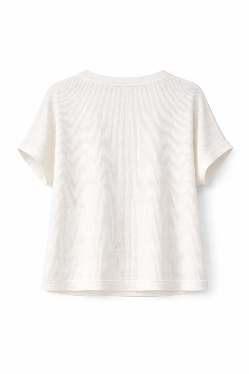 Hannah | Button Front Waffle Knit Top