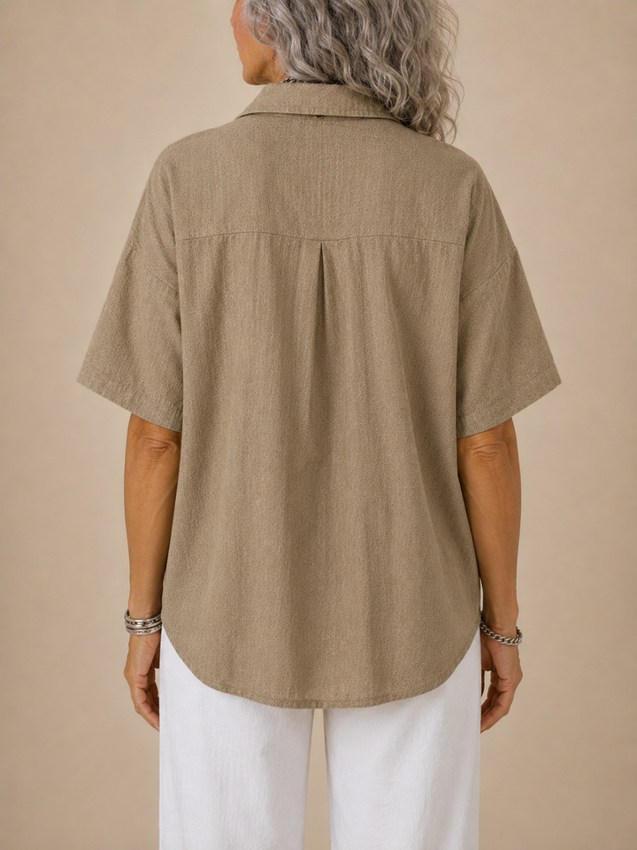 QUINLEY | CASUAL BUTTON-UP COLLAR SHIRT