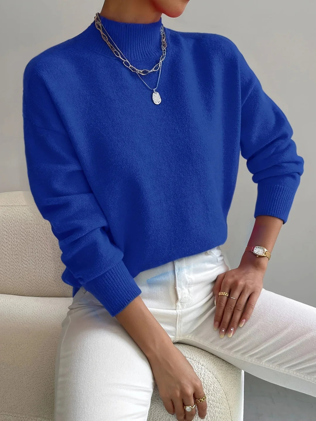 Brooklyn | Classic Women’s Turtleneck Sweater