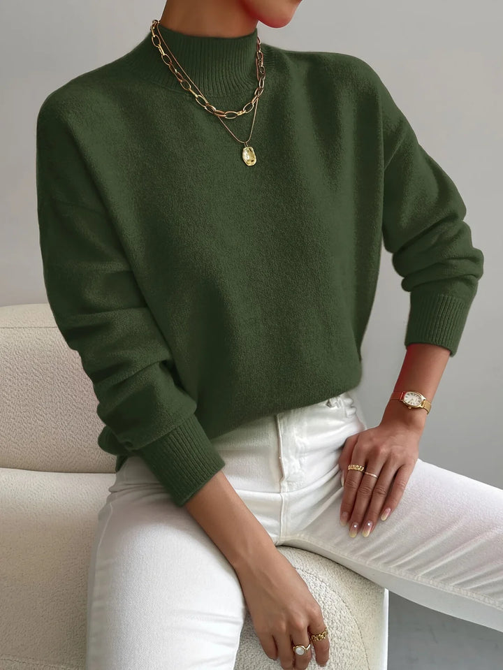 Brooklyn | Classic Women’s Turtleneck Sweater