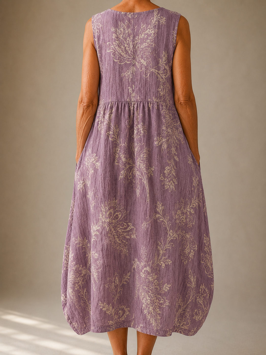 Evelyn™ | Sleeveless Linen Dress