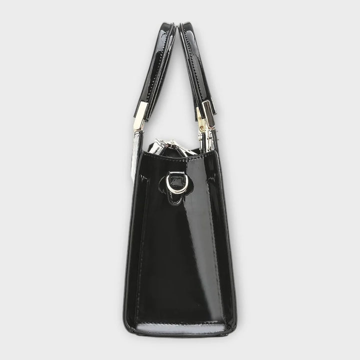 Maison Verdelle - Shiny Crocodile Skin Pattern Handbag