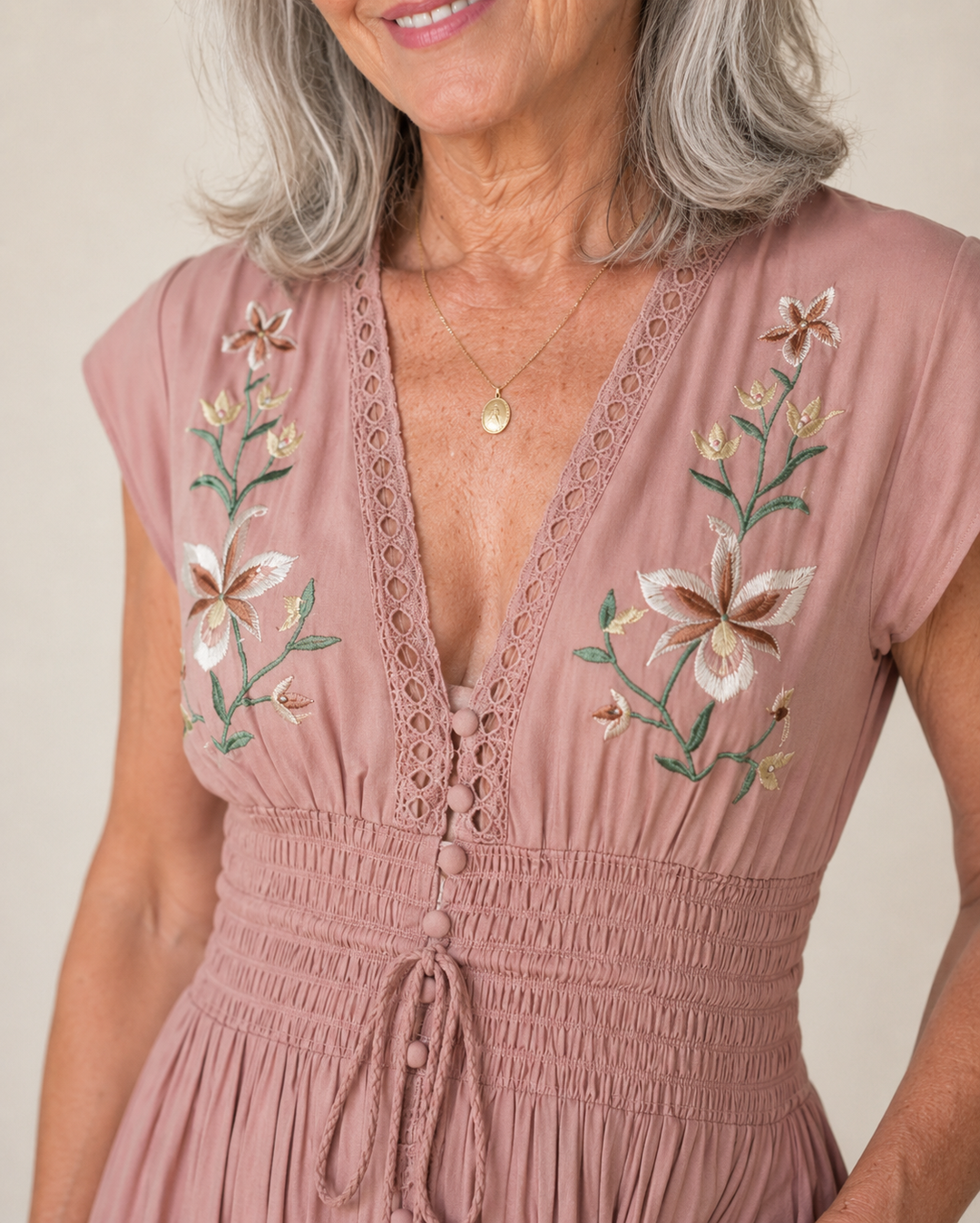 Amelia™ | Embroidered Grace Dress