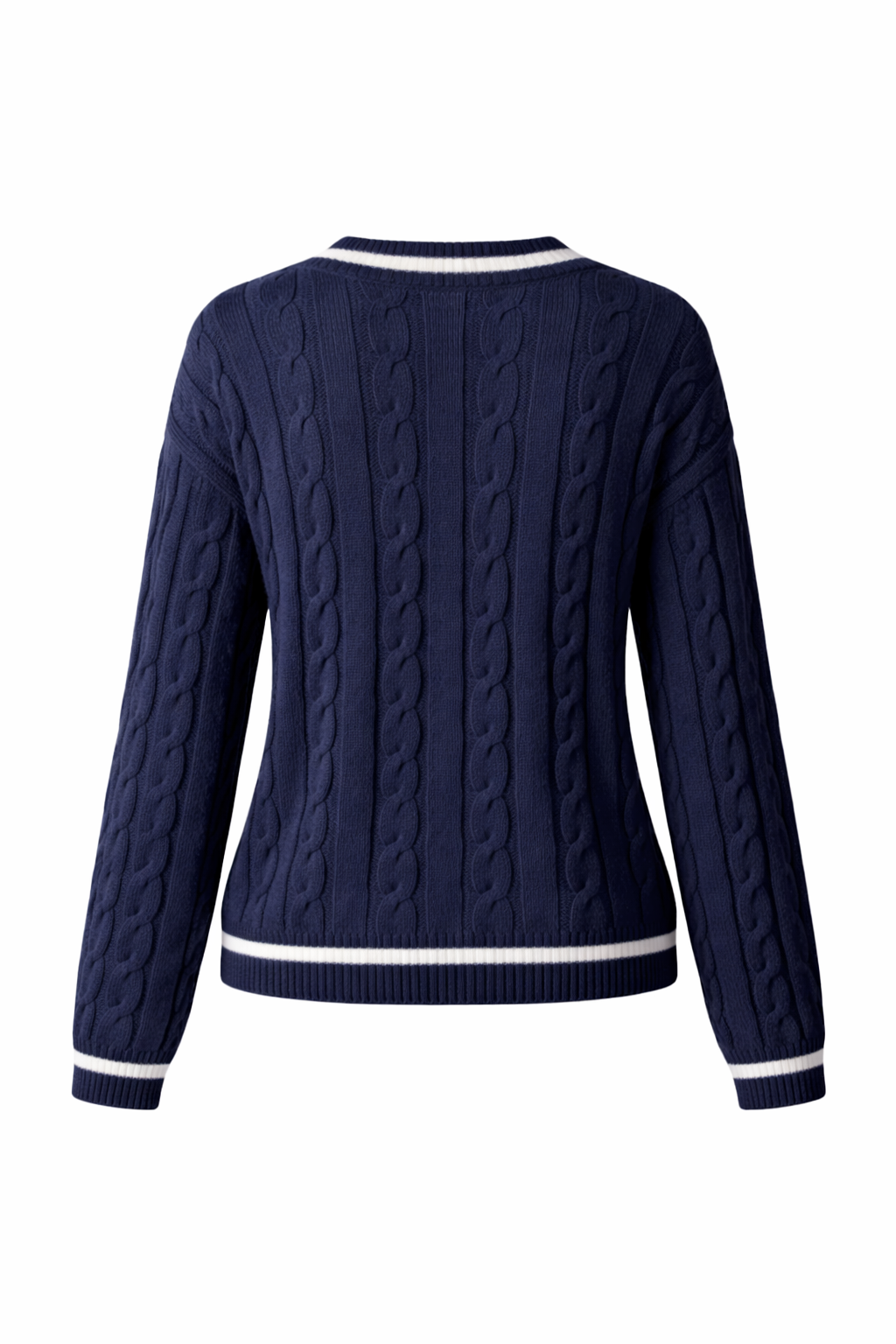Sienna | Cable-Knit V-Neck Sweater