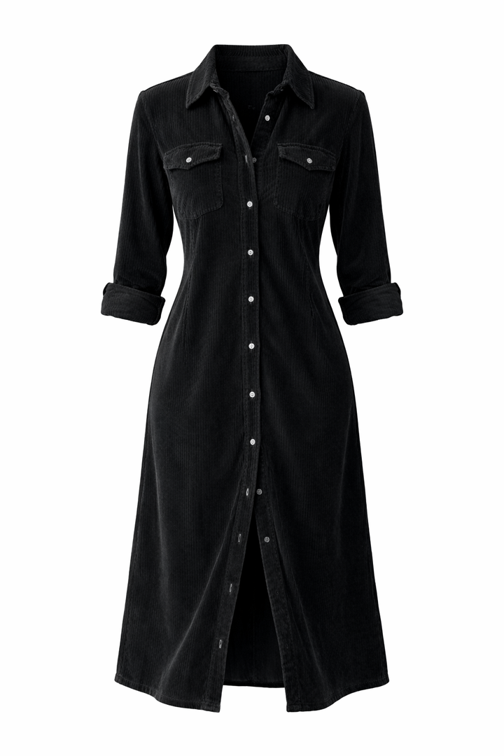 Harper | Corduroy Shirt Dress