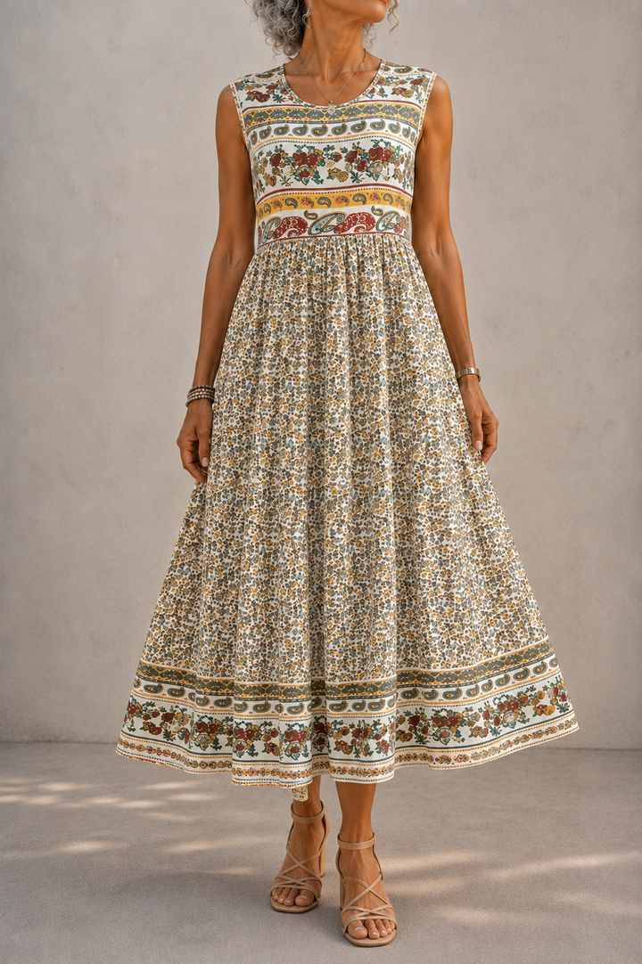 Clara™ | Floral Midi Dress