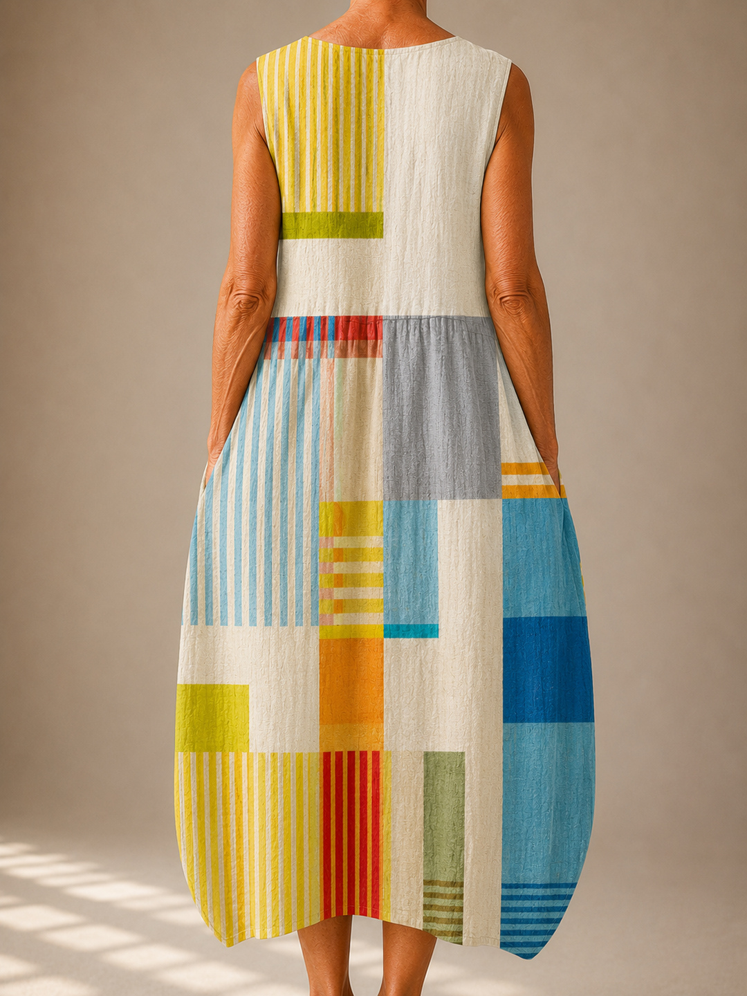 Charlotte™ | Sleeveless Linen Dress