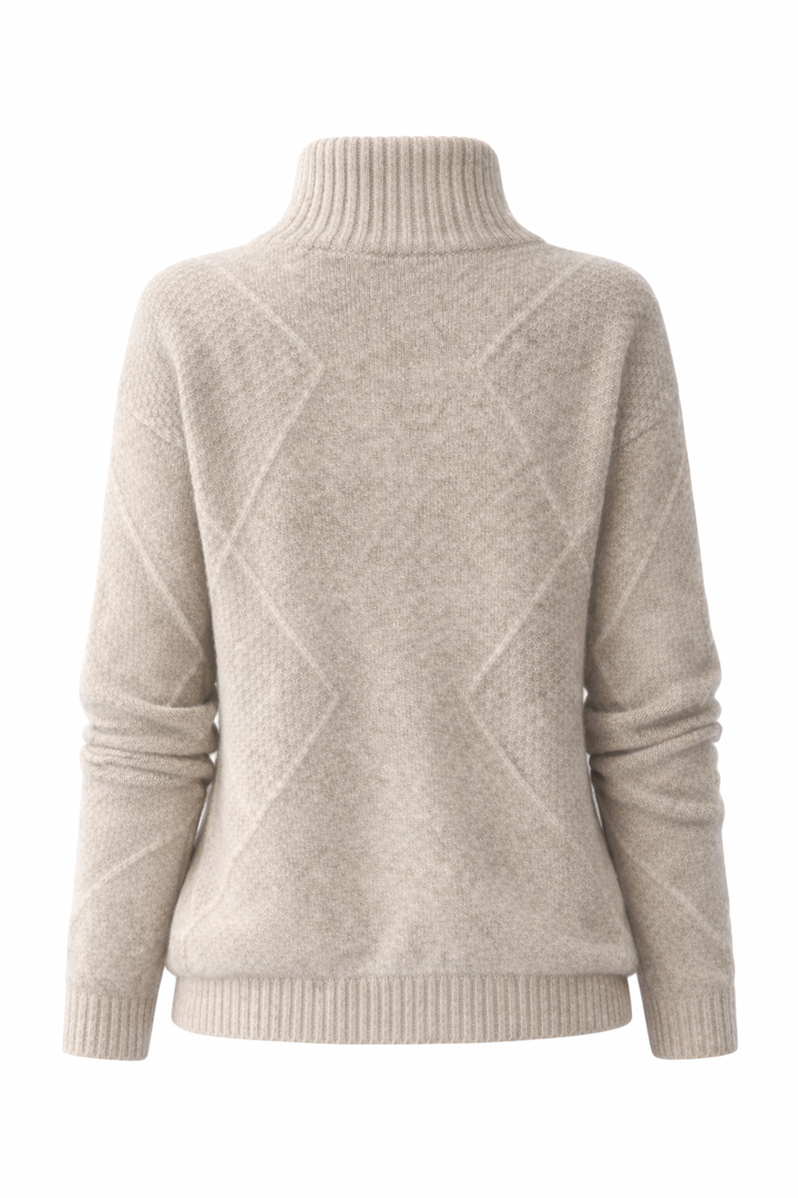 Ellis | Cable Turtleneck Sweater