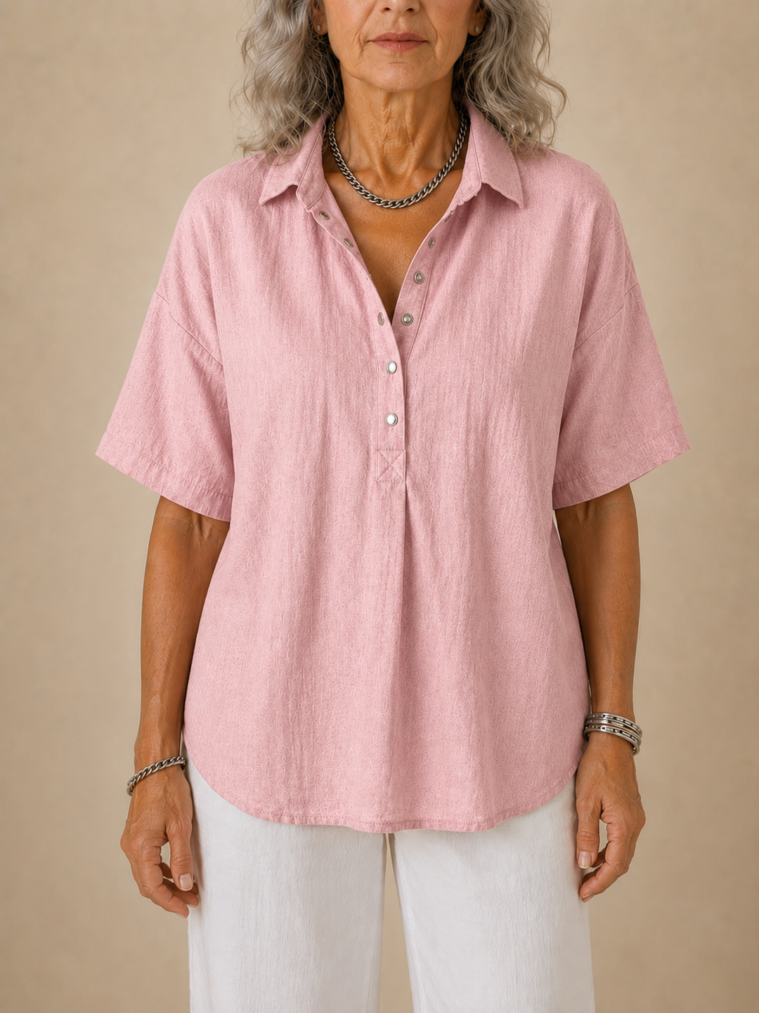 QUINLEY | CASUAL BUTTON-UP COLLAR SHIRT