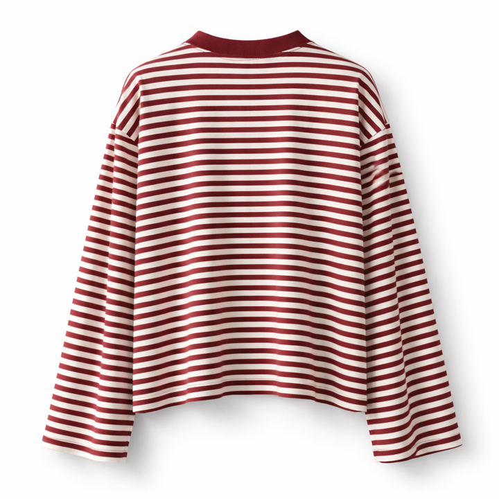 Claire | Striped Long Sleeve Top