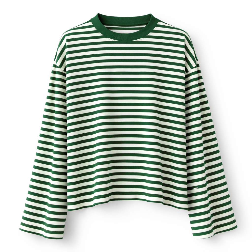 Claire | Striped Long Sleeve Top