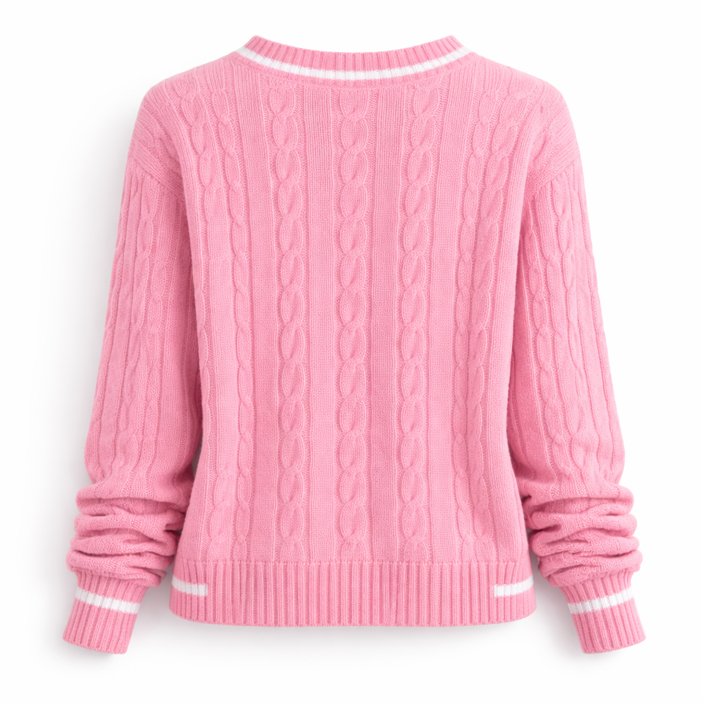 Sienna | Cable-Knit V-Neck Sweater