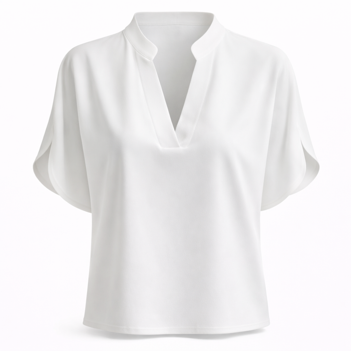 Madeline | Elegant V-Neck Blouse