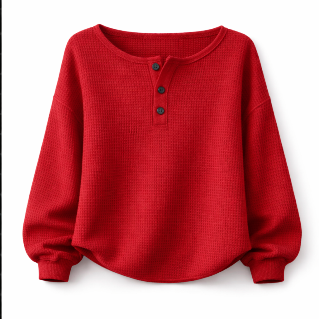 Jasmine | Waffle Knit Lounge Sweater