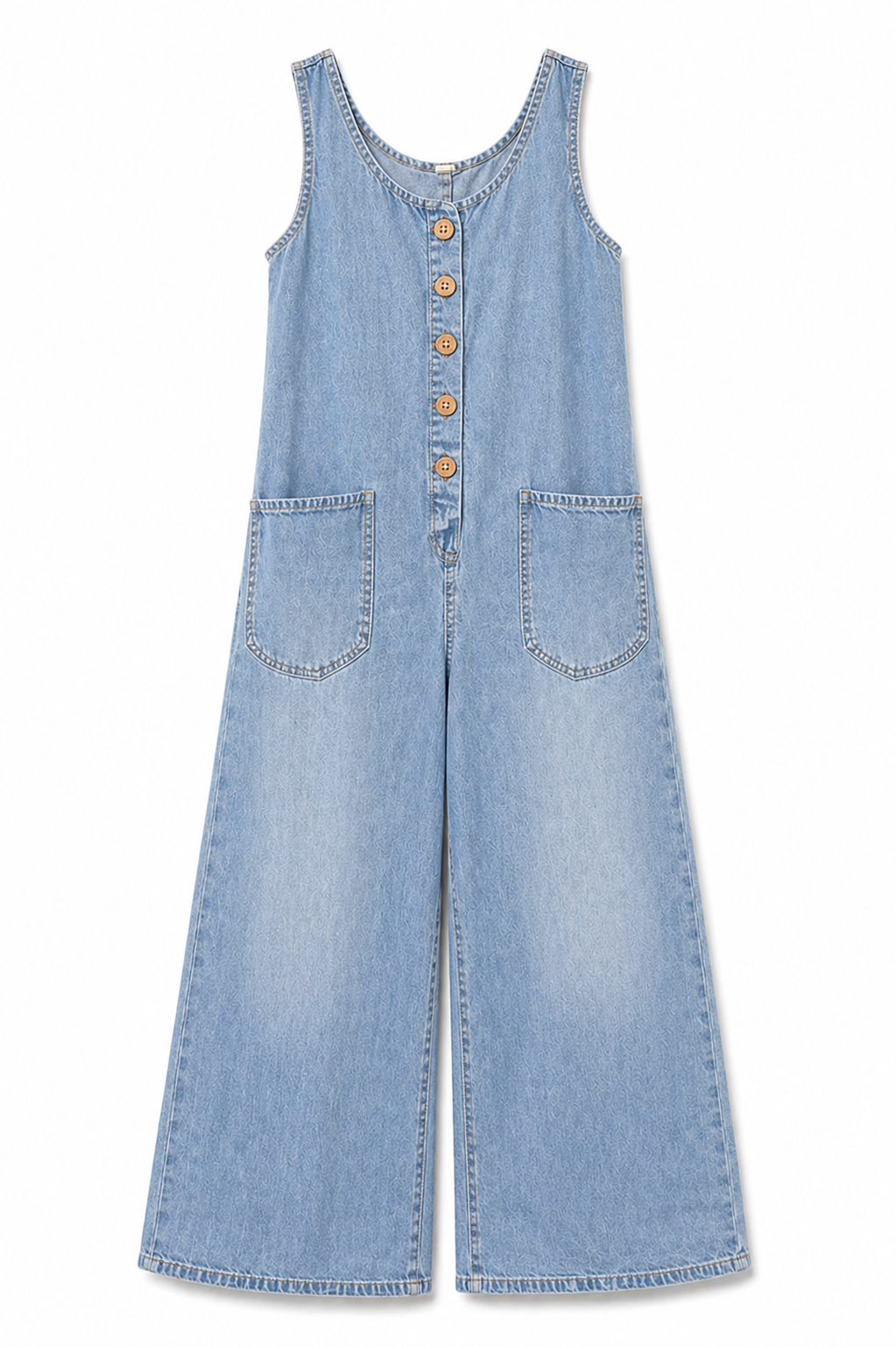 SAYLOR | Vintage Washed Cotton Denim Overalls