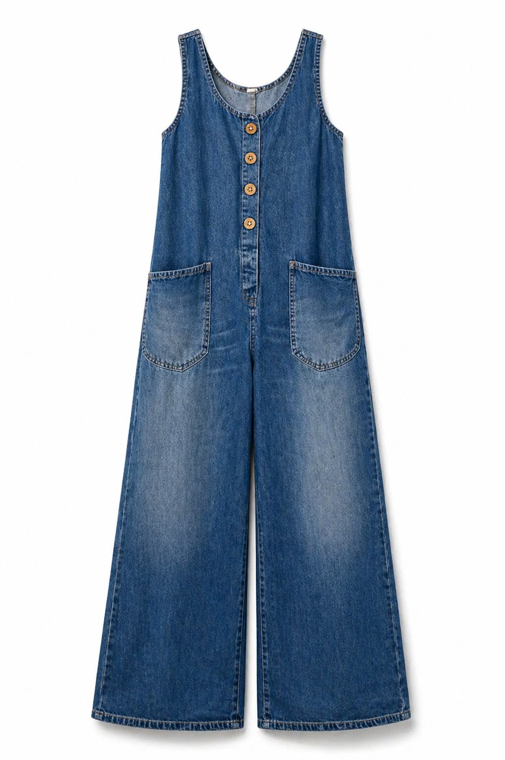 SAYLOR | Vintage Washed Cotton Denim Overalls
