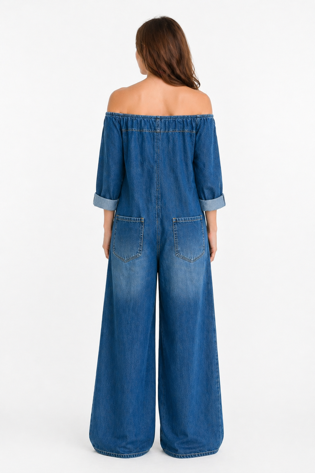 ELENA | Off Shoulder Long Sleeve Jumpsuit