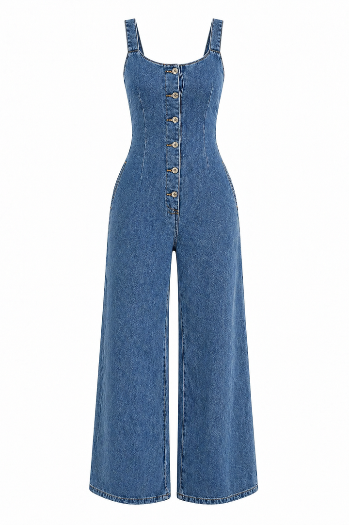 Emma | Denim Jumpsuit