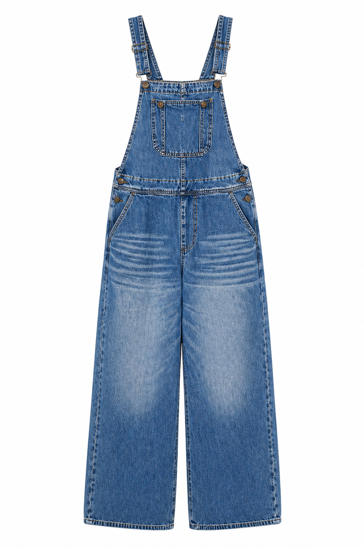 Harper | Elastic Waist Denim Jumpsuit