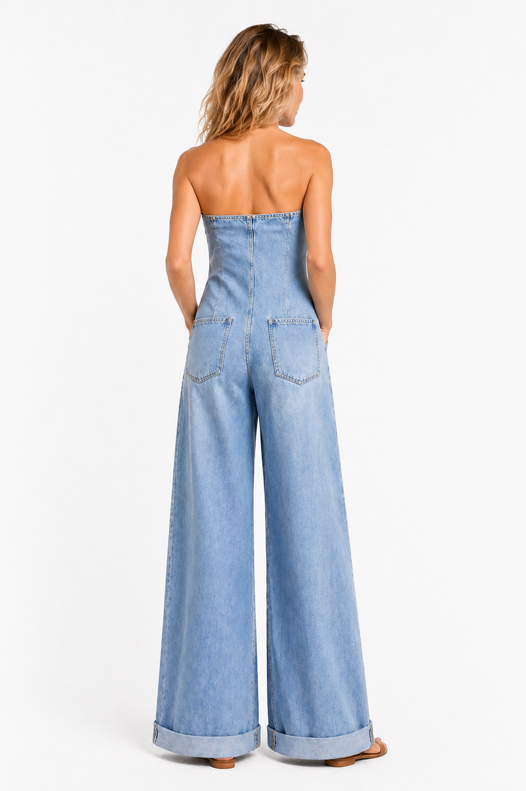 Sadie | Vintage Washed Cotton Denim Overalls