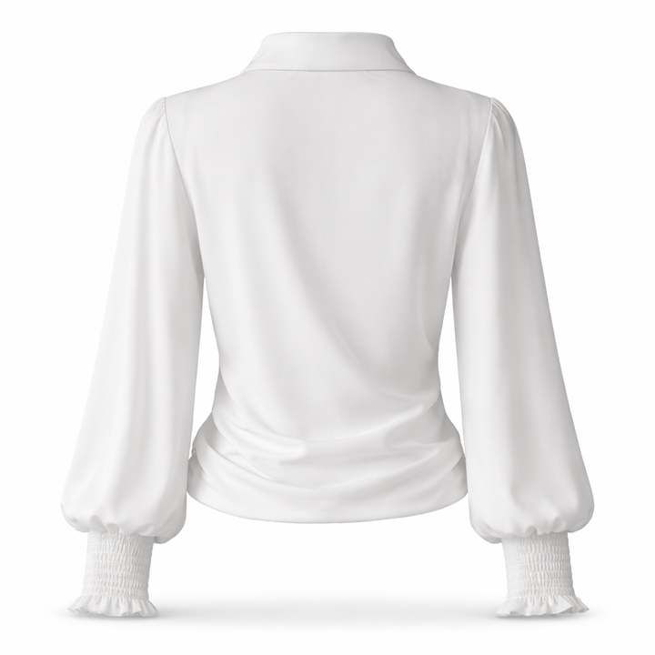 Elise | Elegant Wrap Blouse