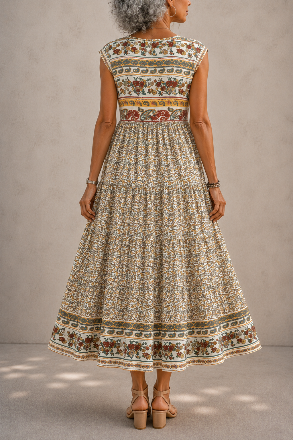 Clara™ | Floral Midi Dress