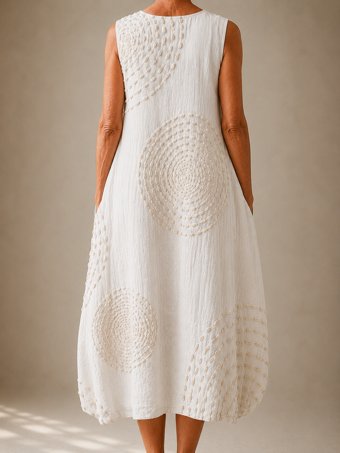 Clara™ | Sleeveless Linen Dress