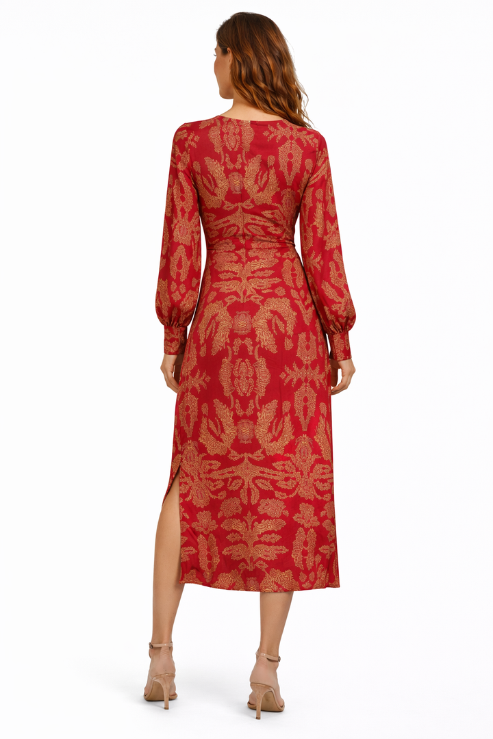 Aurora | Botanical Midi Dress